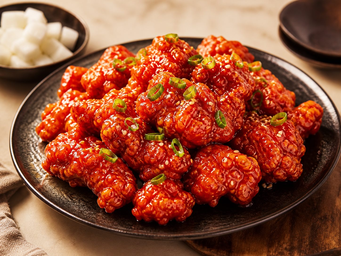 불닭 양념 치킨